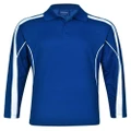 FreePost; 5 of PS69K Sz 06 LEGEND PLUS Polyester Cotton Kids Polo Shirt Royal Blue/White
