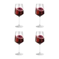 Alex Liddy Vina Limited 4 Piece Wine Glass Set 650ml Size 61.4X41.4X27.4cm in Red