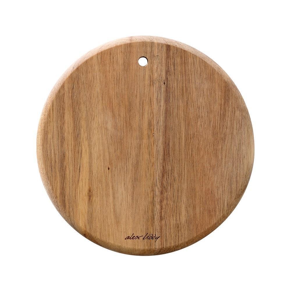 Alex Liddy Acacia Wood Mini Round Serving Board Size 19X19cm