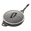 Baccarat iD3 CS Hard Anodised Saute Pan with Lid & Never Hot Handles 30cm