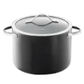 Baccarat iD3 Hard Anodised Non Stick Stockpot with Lid 24 24X17cm