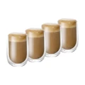 Baccarat Barista Cafe Double Wall Glass Set of 4 Size 350ml
