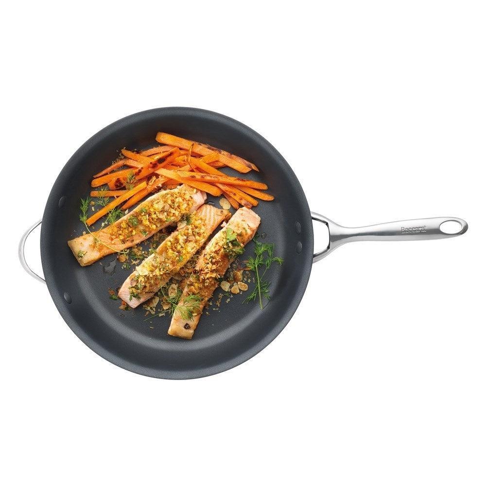Baccarat iD3 Hard Anodised Frypan with Helper Handle 32cm