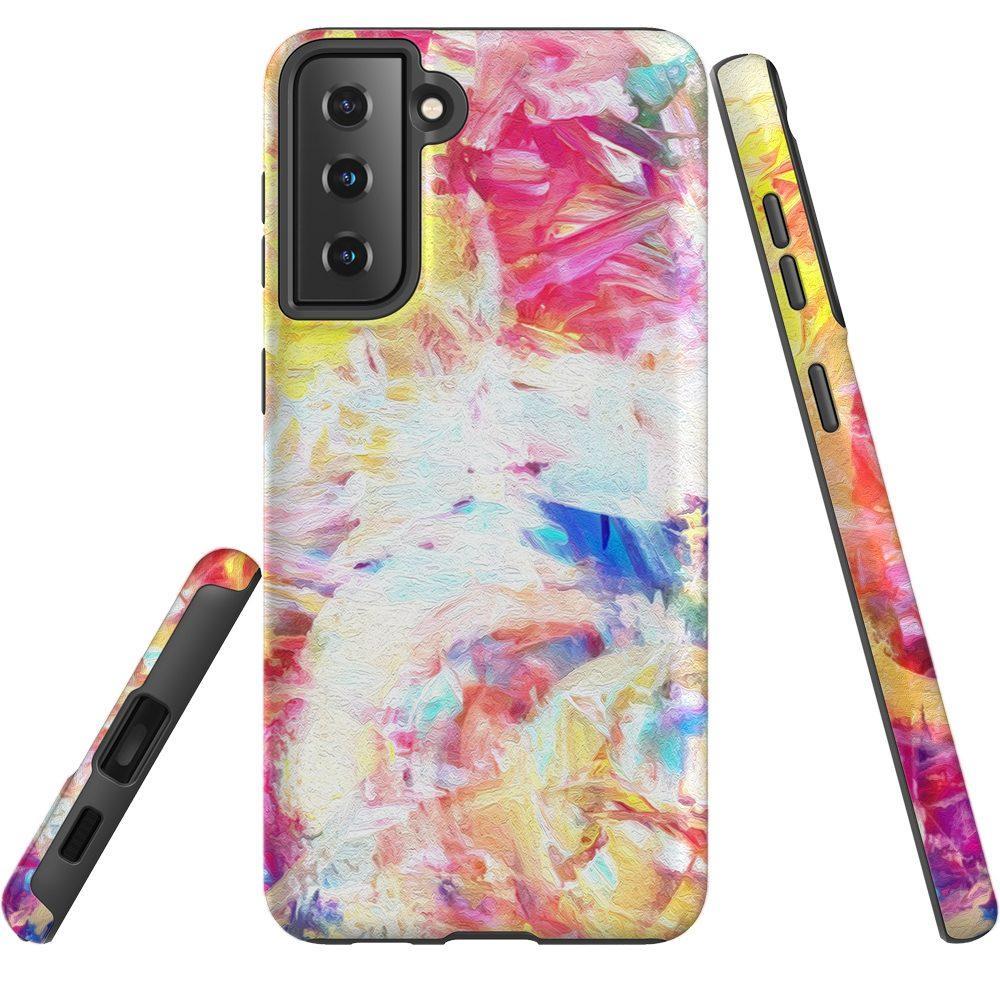 For Samsung Galaxy S21+ Plus Case Tough Protective Cover Abstract