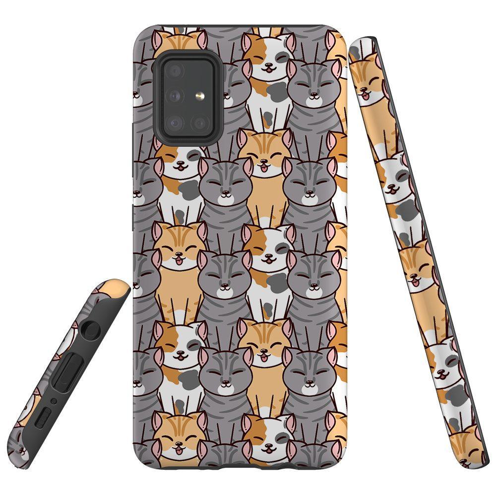 For Samsung Galaxy A51 5G Case Tough Protective Cover Seamless Cat
