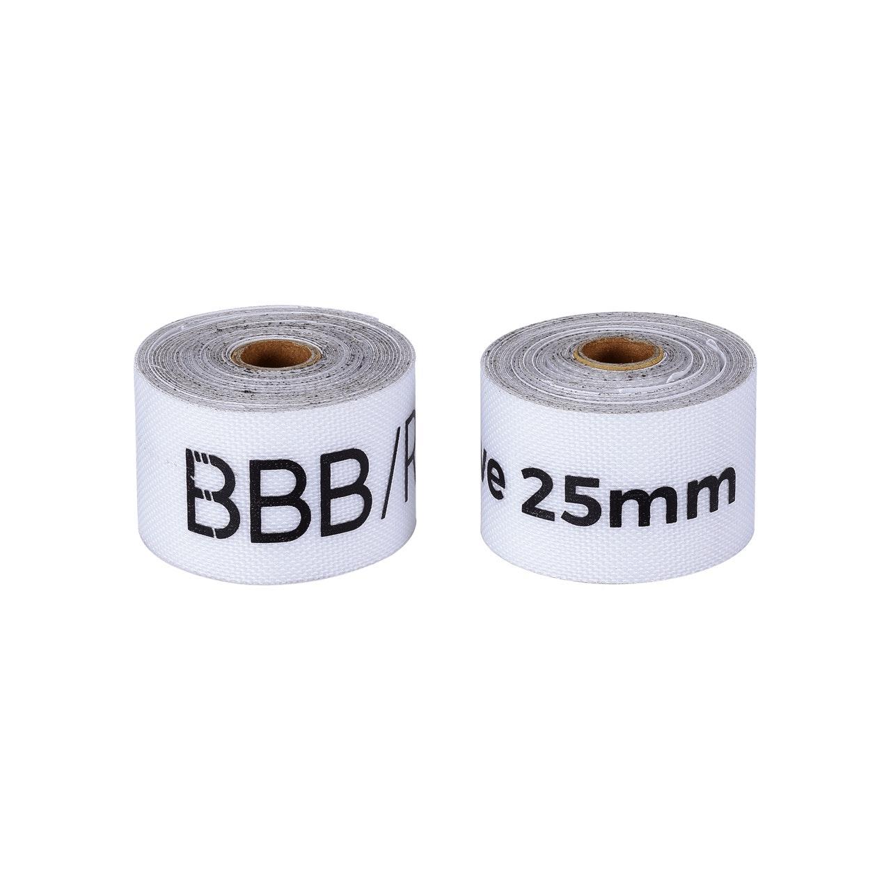 BBB Cycling Rimtape Hp Adhesive 25Mm X 200Cm 2Pcs White