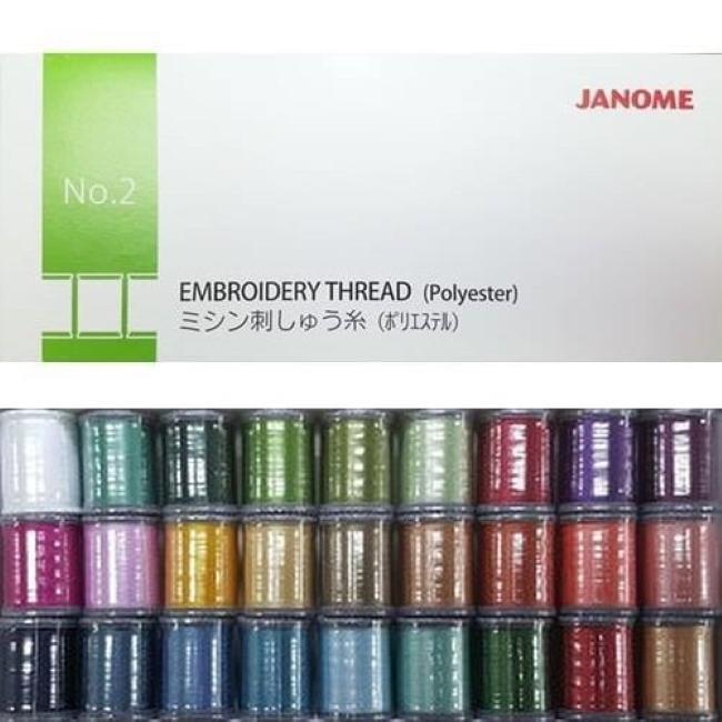 Janome Embroidery Thread Sets - Box Set 2