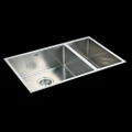 BRIENZ Stainless Steel Kitchen Sink - 715mm 1 1/2 Bowl Round Corners - Under/Top Mount