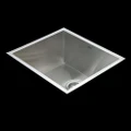 BRIENZ Stainless Steel Kitchen Sink - 510mm DEEP Single Bowl Square Corners - Under/Top Mount