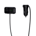 Baseus Bluetooth 5.0 FM Transmitter Handsfree USB Charger Car Kit Radio Adapter