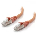 [C6A-01-Orange-SH] 1m Orange 10GbE Shielded CAT6A LSZH Network Cable