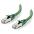 [C6A-0.3-Green-SH] 0.3m Green 10G Shielded CAT6A LSZH Network Cable