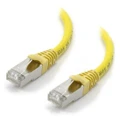 [C6A-0.5-Yellow-SH] 0.5m Yellow 10G Shielded CAT6A LSZH Network Cable