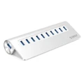 [M3H10-V1] M3H10 Aluminum 10 Port USB3.0 Hub for Smartphones Laptops PC Apple Devices