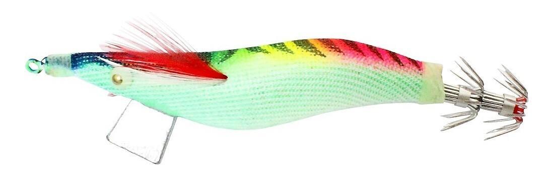 Surecatch Suresquid Rainbow - Cloth Squid Jig Lure 3.5gram Tournament Grade
