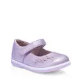 Grosby Daffodil Lilac Toddler Infant Girls Kids Leather Slip On Shoes