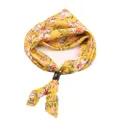 Autumn Winter Scarf Women Casual Cotton 60*60cm Mens Scarves Square Striped Hanky Wrap Pocket Square for Party Scarfs