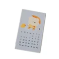2021 Korean Ins Cartoon Cute Bear Postcard 12 Sheets Desktop Kawaii Calendar Card Plan New Year Creative Gift Monthly Calendar