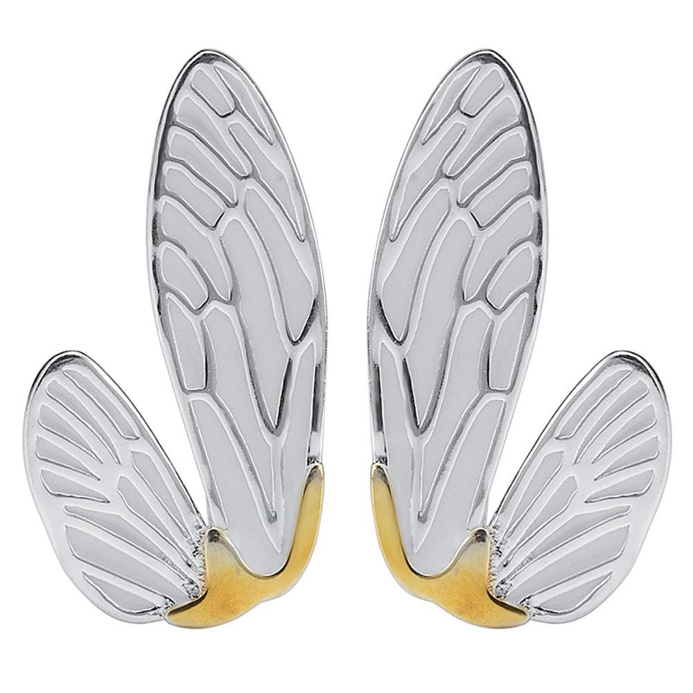Silver plating Creative Design Cicada Wing Earrings Women Dragonfly Wings Fashion Jewelry Earrings