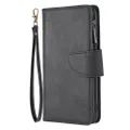 PU Leather Zipper Multi-function Light Painted Wallet Flip Card For Huawei P Smart 2020