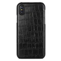 Crocodile Skin PU Leather Phone Back Case for iPhone XS Max Protective Case Business Slim Smart Bag Cover for iPhone XS Max