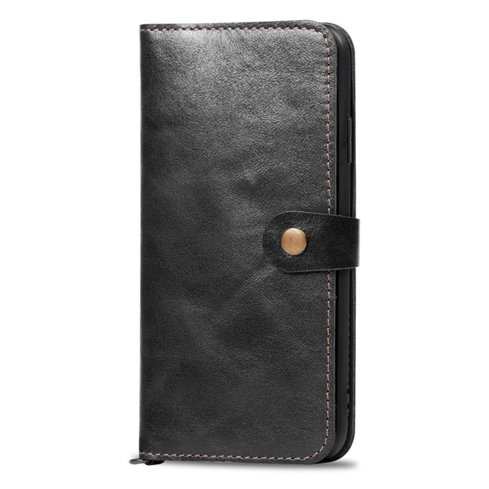 Flip Scrub Cowhide PU Leather Case for Samsung Galaxy S10 Business Stand Wallet Card Smart Phone Bag Cover for Samsung S10