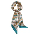 2PCS KOI aesthetic Strawberry long silk scarf female multi-function decorative scarf headband tie wrist strap bag belt