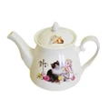 French Country Lovely Kitchen Tea Pot Cat Kitten China Teapot