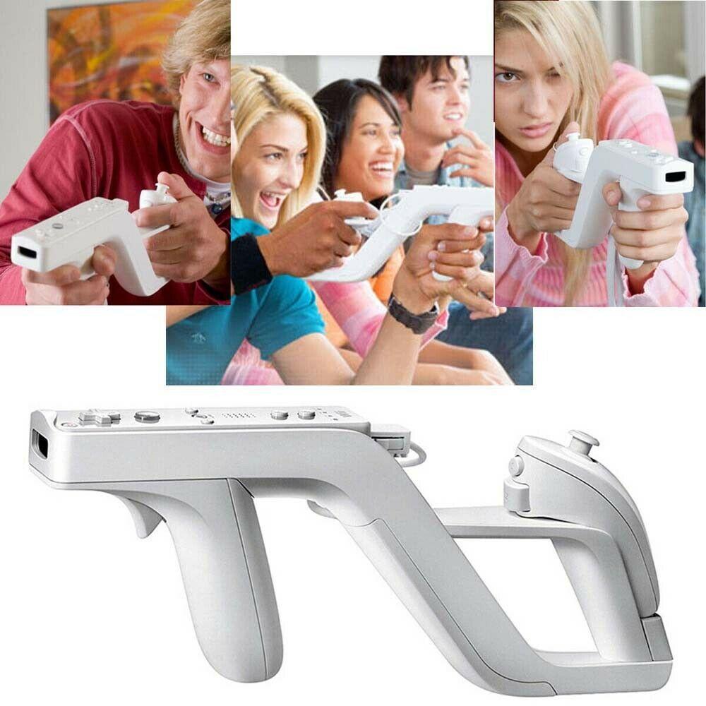 2x White Zapper Gun for Nintendo Wii Remote Controller Call Of Duty