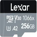Lexar Micro SD Card 256GB Professional 1066x Class 10 A2 U3 Phone Tablet Memory