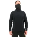 Caterpillar Men's ViralOff® Long Sleeve Gaiter Tee with Face Covering Top Shirt CAT - Black - Medium