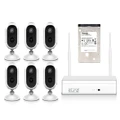 Elinz Wireless Home Battery Security 1080P HD WiFi 6x Cameras CCTV System 8CH NVR Indoor Outdoor 1TB HDD
