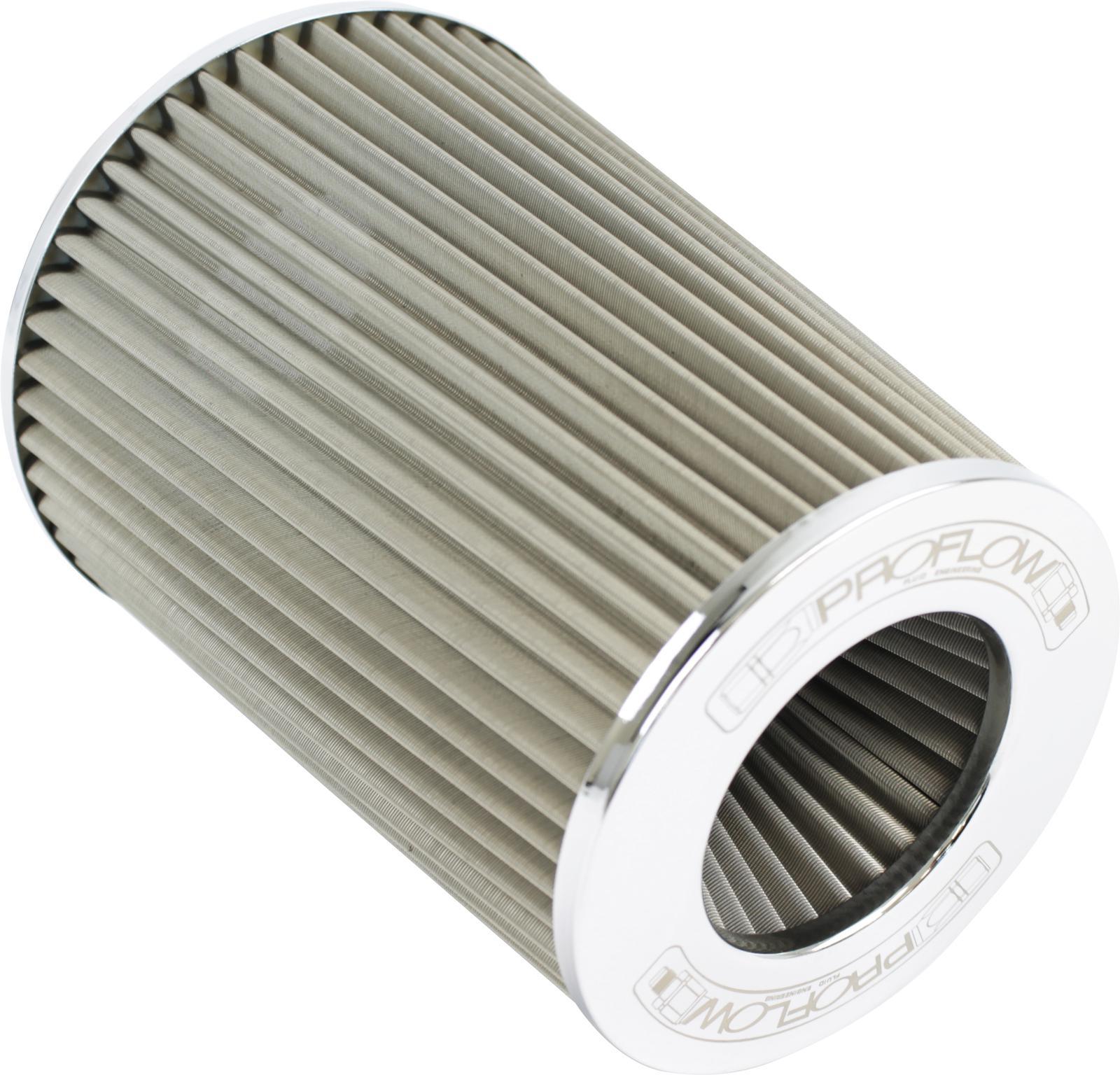 Proflow Air Filter Pod Style Stainless Steel 190mm High 63.5mm (2-1/2in. ) Neck PFEAF-19063S