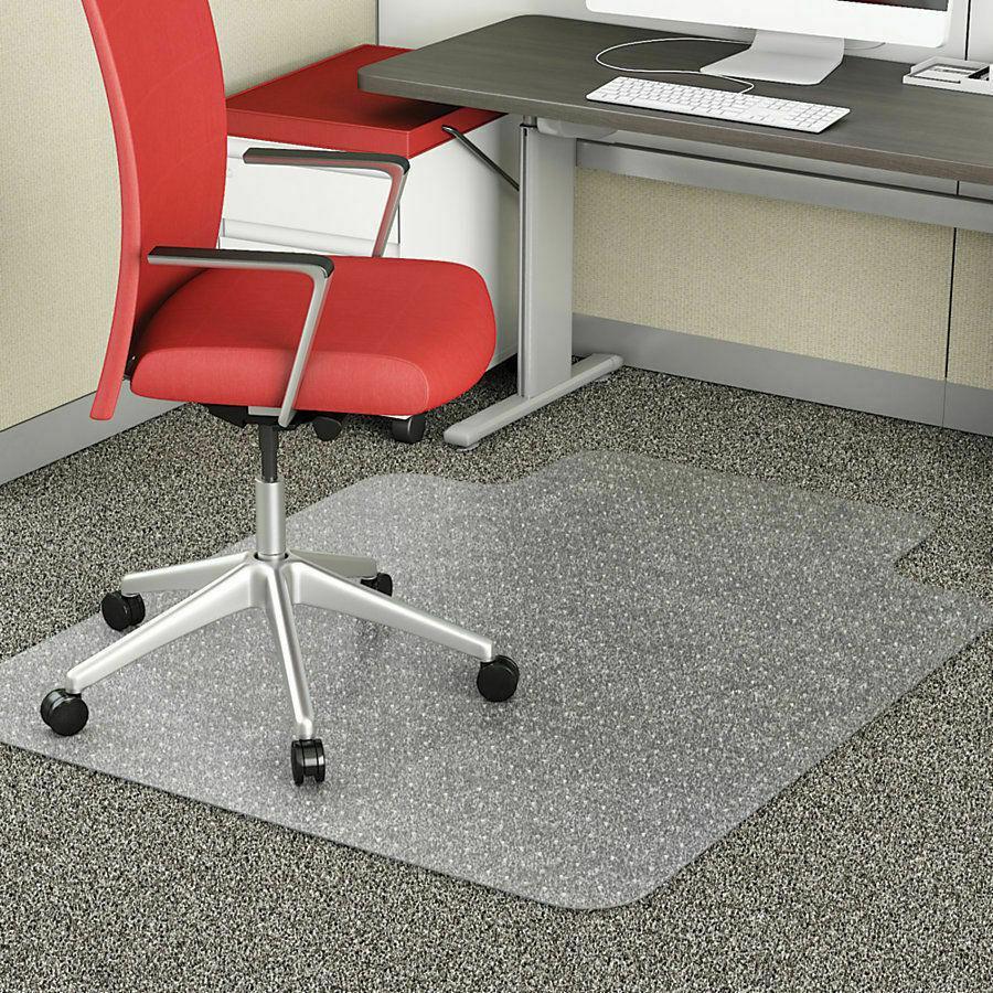 Ship Carpet Floor Office Computer Work Chair Mat Useful Plastic 1200 x 900mm
