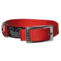 Prestige Pet Single Layer Nylon Adjustable Dog Collar Red 1 Inch x 46cm