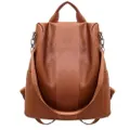 Women Vintage Anti-Theft Backpack Leather Shoulder Bag Casual Rucksack Pack school bag Handbag