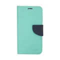 2PC Wallet PU Leather Phone Case For iPhone 12 Solid color PU leather case hitting Mercury