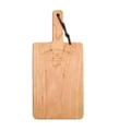 Japan Style Cherry Wood Mini Bread Board With Handle Solid Wooden Household Chopping Cutting Boards Fruit Sushi Plates