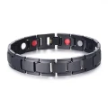 3PCS New Fashion Jewelry Therapeutic Energy Healing Bracelet Stainless Steel Magnetic Therapy Bracelet