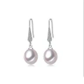 Fashion Pearl Earrings Natural Freshwater Pearl Jewelry 8-9mm Drop Earrings Jewelry For Women Gift