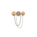 2PCSSimple Fashion Pearl Personality Brooch
