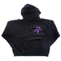 Prince Hoodie Lotus Flower Logo new Official Mens Black Pullover