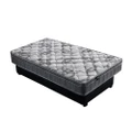 Foret Bed Mattress 5 Zone Euro Top Bedding Foam Medium Firm 25cm Single King Single Double Queen King Size