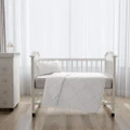 Summer Cotton Quilt (White) - Cot Size