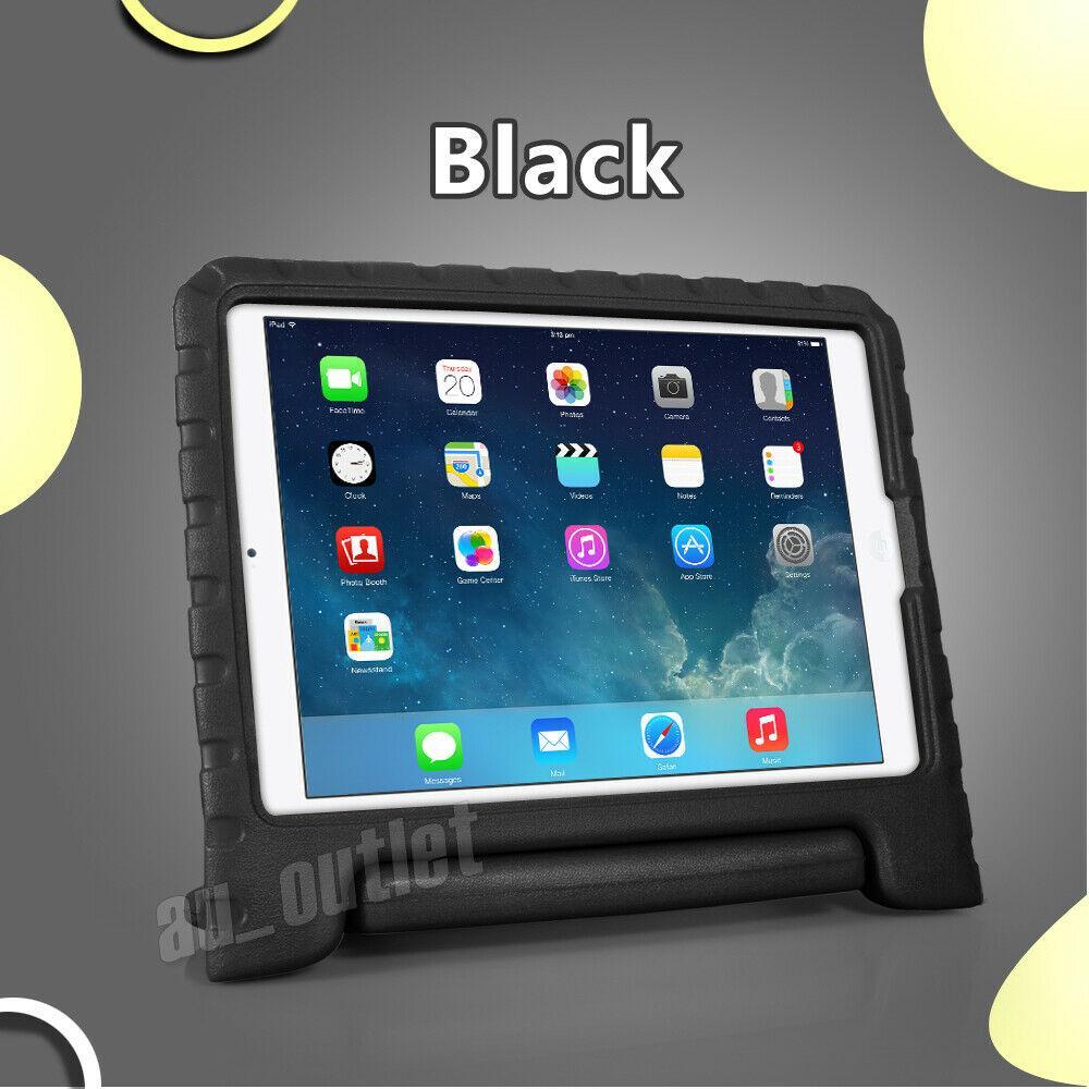iPad (8th generation) Kids Shockproof Heavy Duty Tough Case Cover For-Black