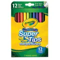 Crayola Super Tips Washable Markers Medium Tip Assorted Pack Of 12