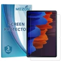 [Set of 3] Samsung Galaxy Tab S7 FE 12.4" Ultra Clear Film Screen Protector by MEZON (SM-T730, T735, Clear)
