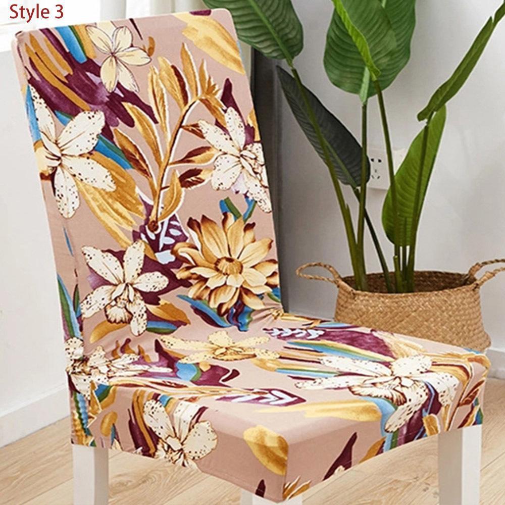 Stretchable Chair Covers Soft Chair Covers Flower Pattern Chair Protective Covers