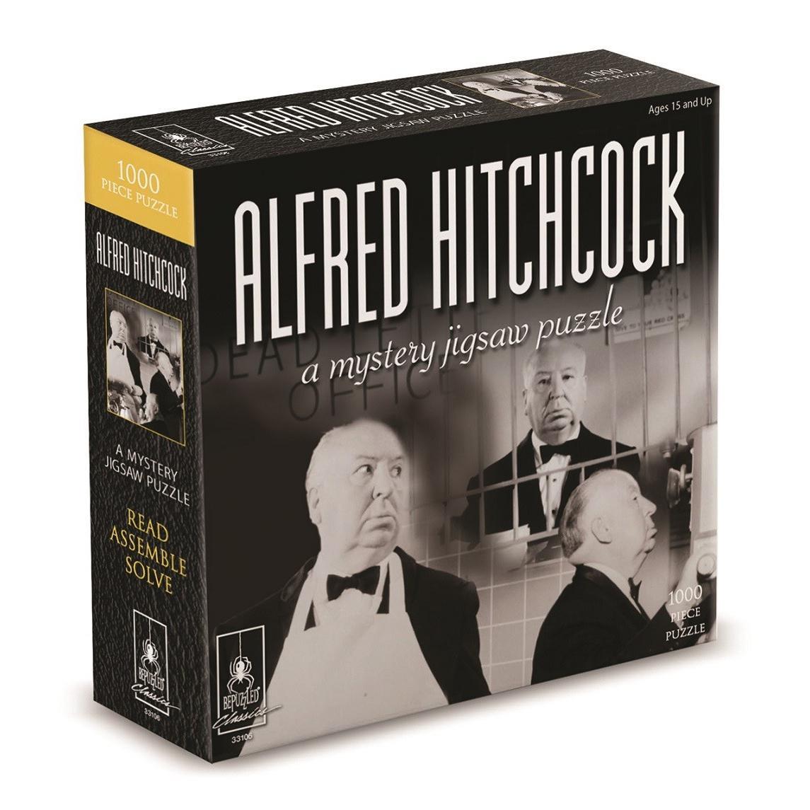 Bepuzzled Puzzle Alfred Hitchcock a Mystery Jigsaw Puzzle 1000 Pieces