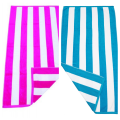 2x Havana Striped Beach & Pool Towel - Pink & Aqua |Bnb Supplies